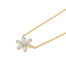 Load image into Gallery viewer, American Diamond Flower Necklace