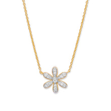 Load image into Gallery viewer, American Diamond Flower Necklace