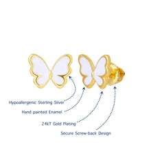 Load image into Gallery viewer, Classic Butterfly Earrings