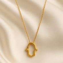 Load image into Gallery viewer, Celeste Hamsa Necklace