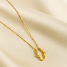 Load image into Gallery viewer, Celeste Hamsa Necklace