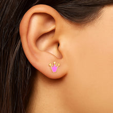 Load image into Gallery viewer, Crown Earrings
