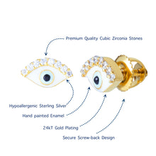 Load image into Gallery viewer, Evil Eye Earrings