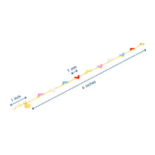 Load image into Gallery viewer, Mini Hearts Charm Bracelet