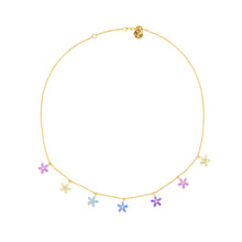 Load image into Gallery viewer, Petit Enamel Flowers Necklace