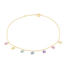 Load image into Gallery viewer, Petit Enamel Flowers Necklace