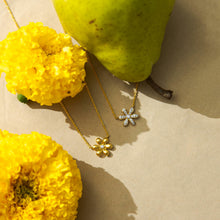 Load image into Gallery viewer, American Diamond Flower Necklace