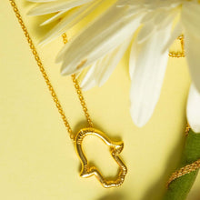 Load image into Gallery viewer, Celeste Hamsa Necklace