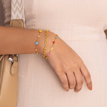 Load image into Gallery viewer, Mini Hearts Charm Bracelet