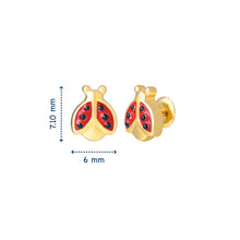Load image into Gallery viewer, Ladybug Earrings