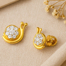 Load image into Gallery viewer, Snail Earrings