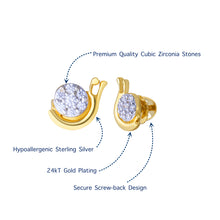 Load image into Gallery viewer, Snail Earrings