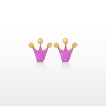 Load image into Gallery viewer, Crown Earrings