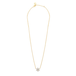 American Diamond Flower Necklace