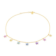 Load image into Gallery viewer, Petit Enamel Flowers Necklace
