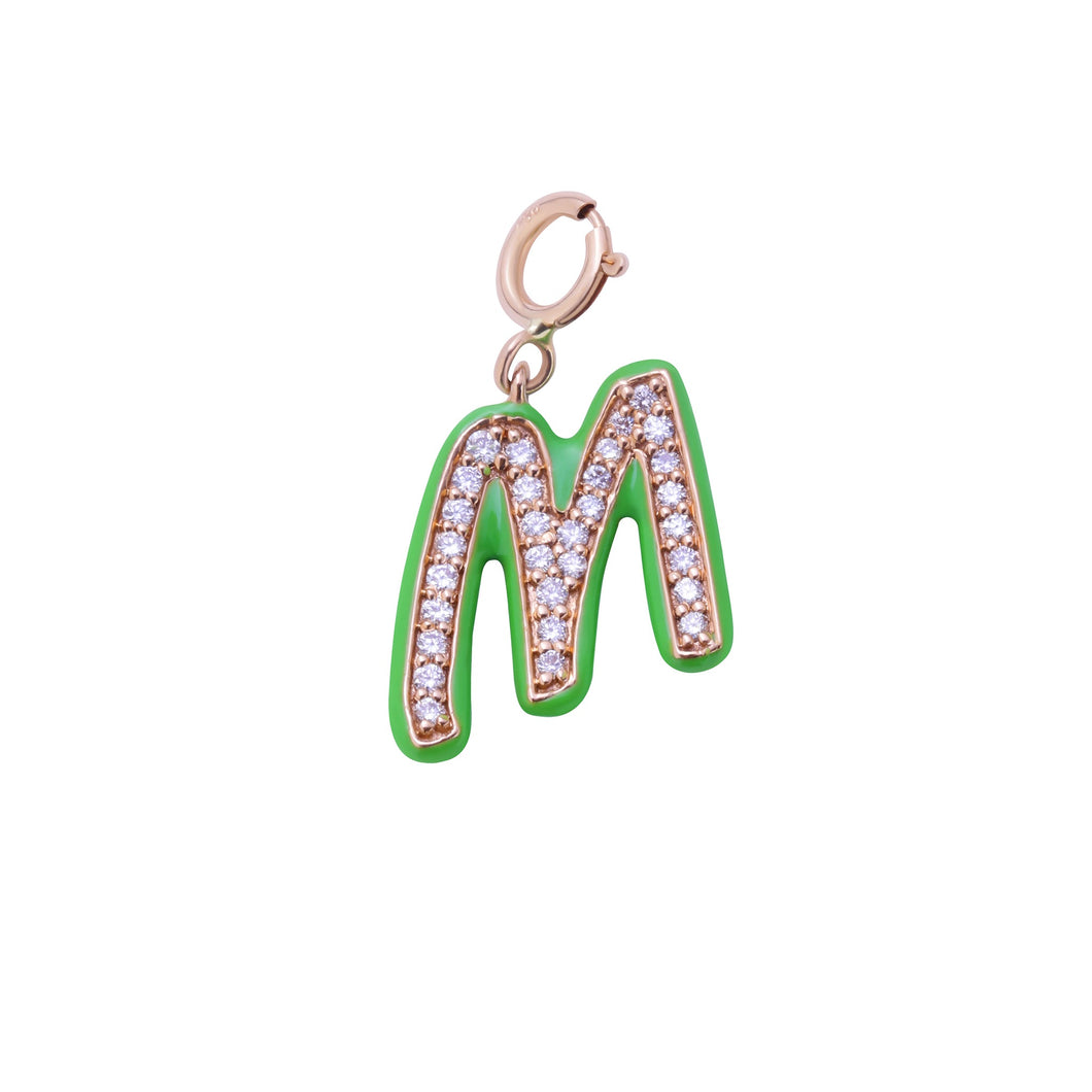 Alphabet M Charm