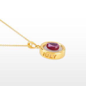 July Birthstone Bracelet/Charm (Ruby)