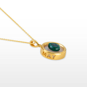 May Birthstone Bracelet/Charm (Emerald)