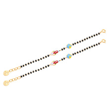 Load image into Gallery viewer, Two bracelets with colorful beads on a white background
