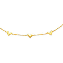 Load image into Gallery viewer, Petit Solid Hearts Necklace
