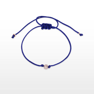 GG Petit Champagne Diamond Blue Thread Bracelet