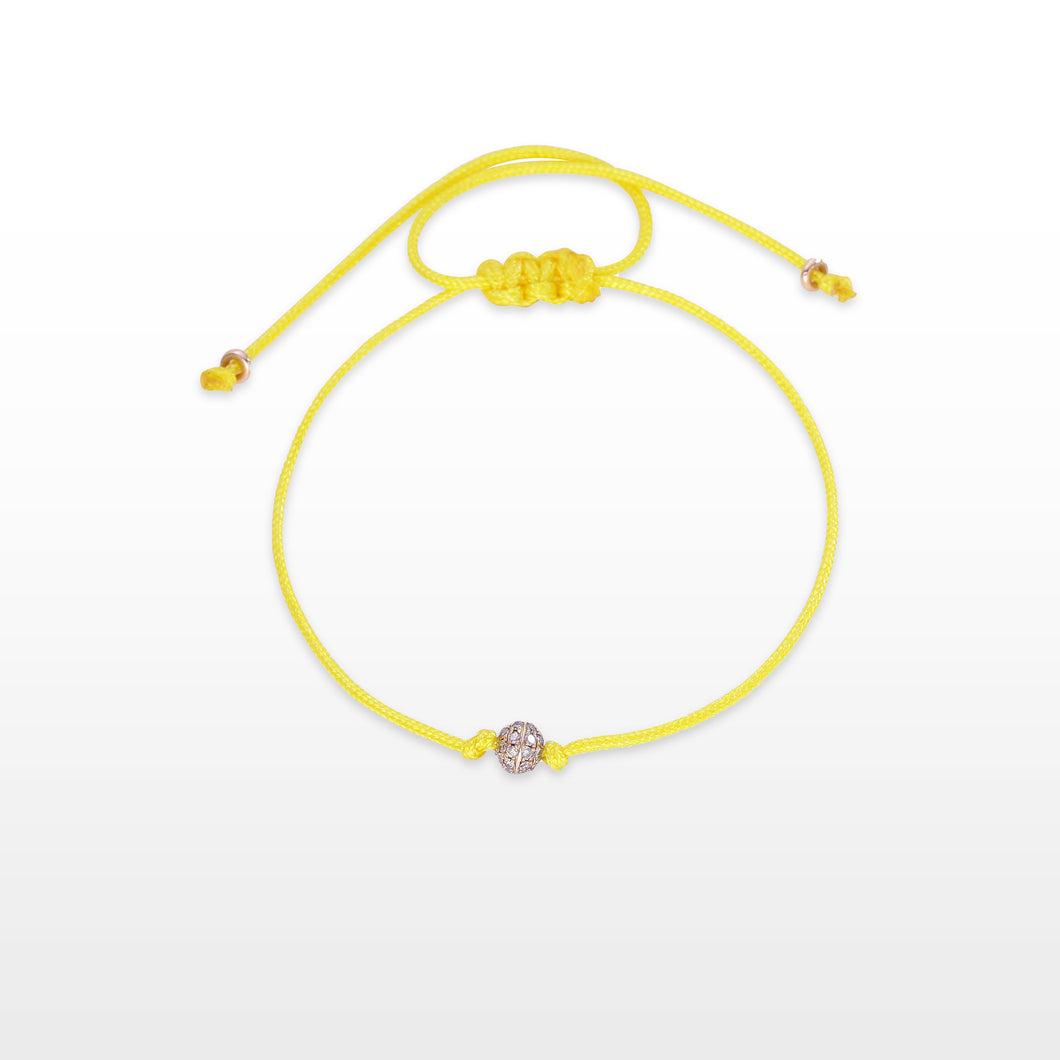 GG Petit Champagne Diamond Yellow Thread Bracelet
