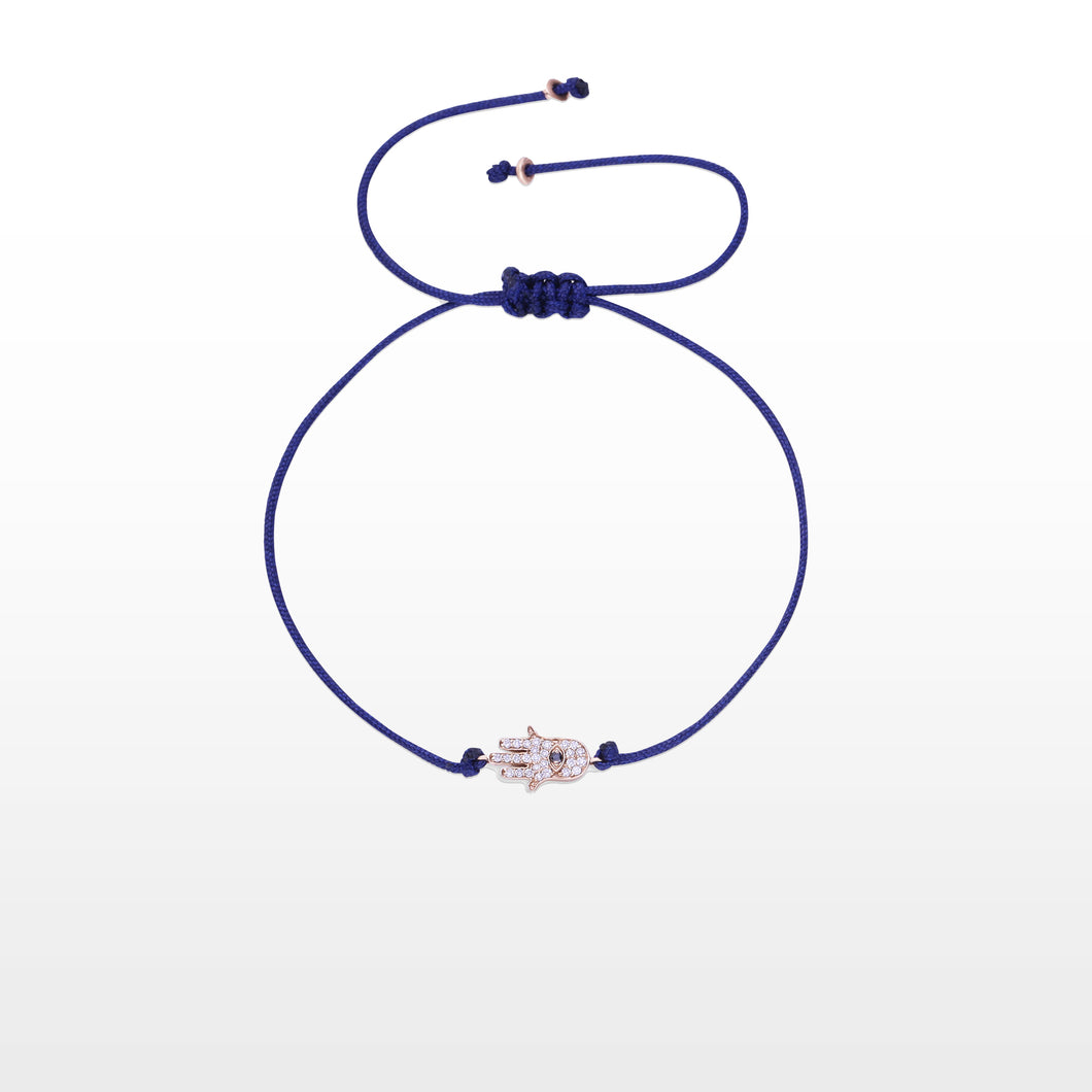 GG Petit Diamond Hamsa Thread Bracelet