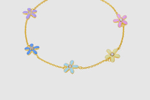 GG Petit Floral Charm Bracelet