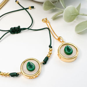 May Birthstone Bracelet/Charm (Emerald)