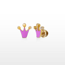 Load image into Gallery viewer, GG Petit Crown Earrings
