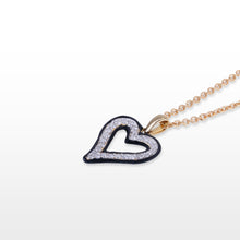 Load image into Gallery viewer, GG Petit Diamond Heart Outline Pendant
