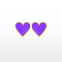 Load image into Gallery viewer, GG Petit Heart Earrings
