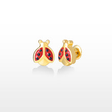 Load image into Gallery viewer, GG Petit Ladybug Earrings
