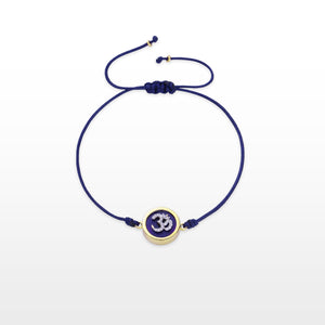 GG Petit Lapis Lazuli Om Coin Bracelet