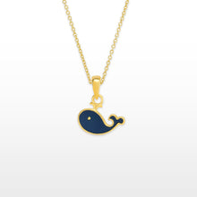 Load image into Gallery viewer, GG Petit Whale Enamel Pendant
